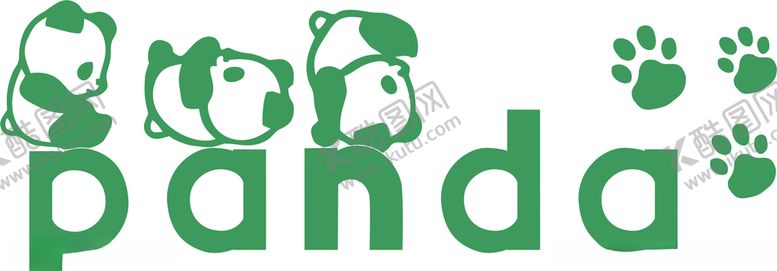 编号：31300105130359483477【酷图网】源文件下载-熊猫字母