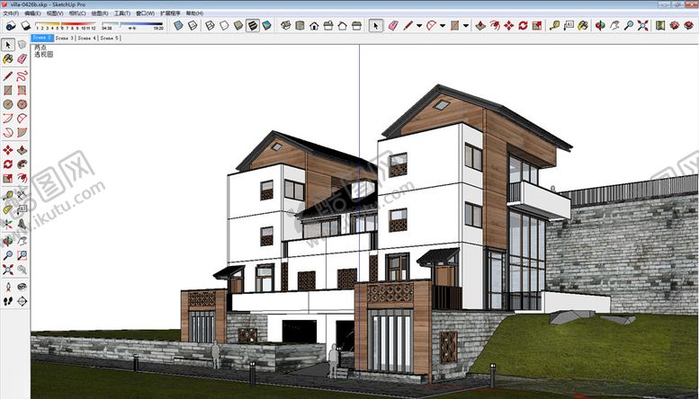 编号：25959410061919496605【酷图网】源文件下载-别墅模型
