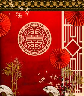婚礼侧背景