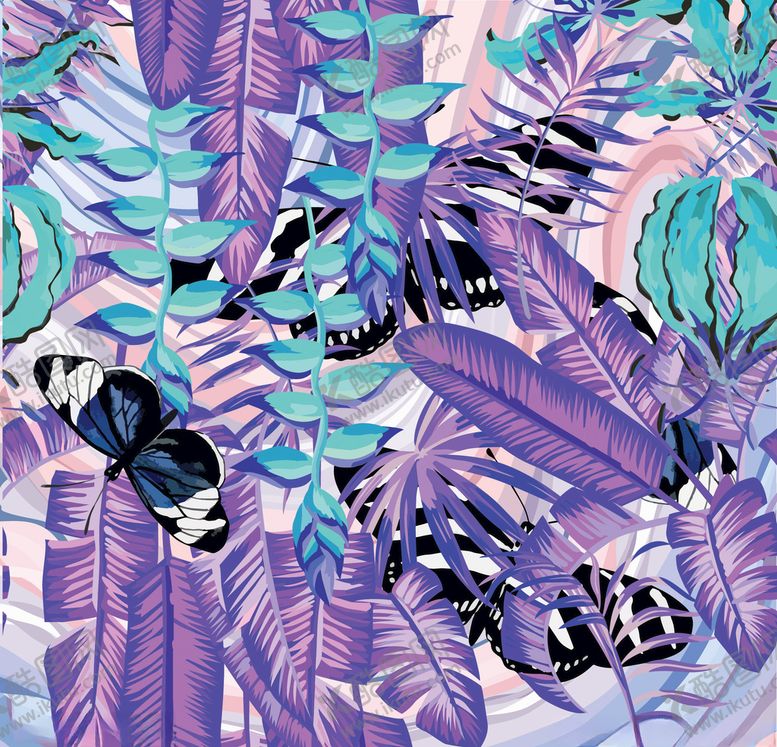 编号：11263409121047128542【酷图网】源文件下载-背景蝴蝶花