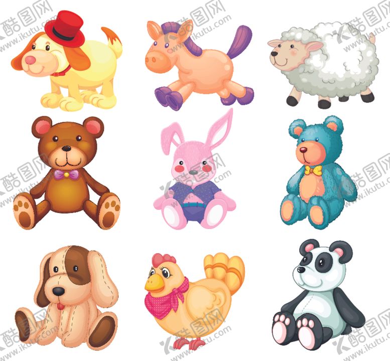 编号：39658009262005386129【酷图网】源文件下载-矢量动物素材