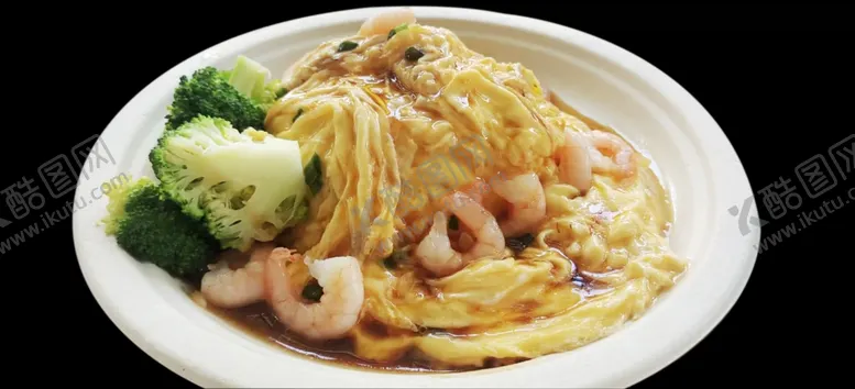 编号：38058602210136315475【酷图网】源文件下载-虾仁滑蛋饭