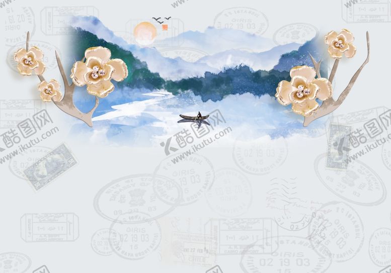 编号：90541610310630169406【酷图网】源文件下载-湖心