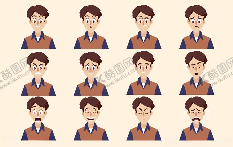 编号：28490906240157079170【酷图网】源文件下载-人物表情