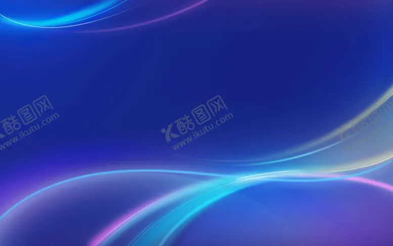 编号：21368709200935003054【酷图网】源文件下载-蓝色科技发光线条背景