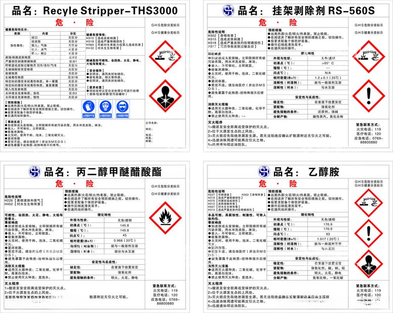 编号：47116011281638588778【酷图网】源文件下载-化学物品安全说明标签