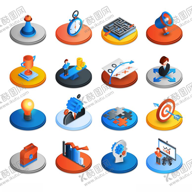 编号：36423904050415032934【酷图网】源文件下载-多样创意图标集合