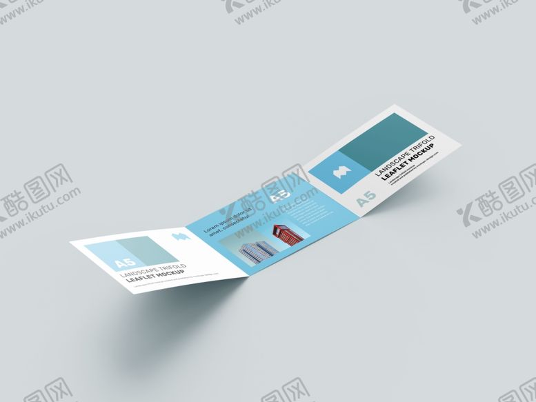 编号：47835910301151352404【酷图网】源文件下载-横版三折页样机