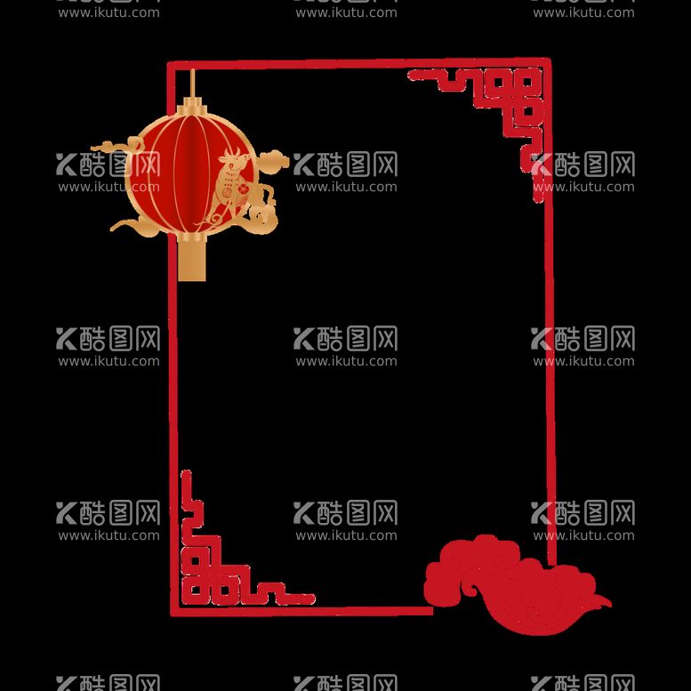 编号：73954209211032315163【酷图网】源文件下载-国潮边框 