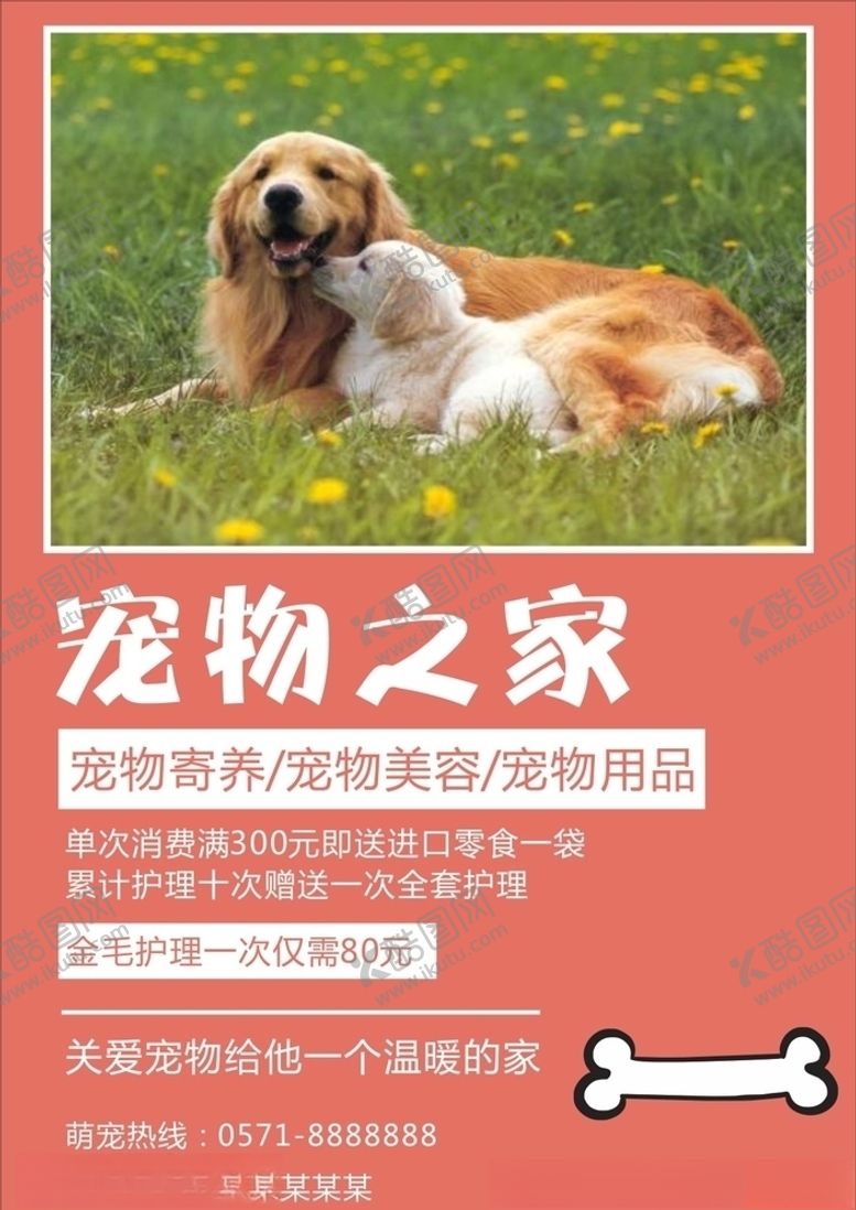 编号：16313311012223391880【酷图网】源文件下载-宠物之家海报