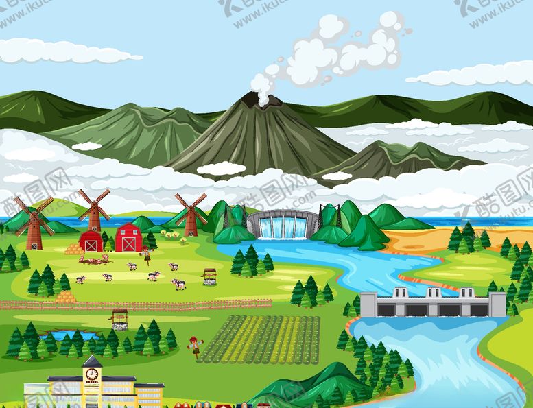 编号：93206609232326499640【酷图网】源文件下载-农场