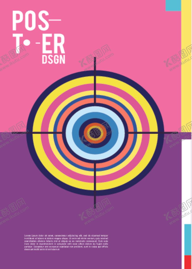 编号：23767010041909031922【酷图网】源文件下载-几何拼接创意海报图案