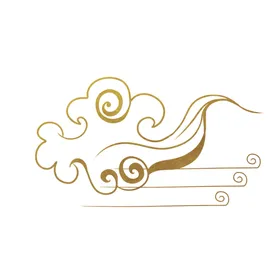 祥云底纹中国风花纹古典样请柬美好福禄