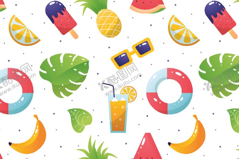 编号：58336209190944236640【酷图网】源文件下载-夏季元素