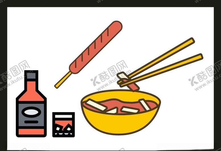 编号：33730004181715532537【酷图网】源文件下载-卡通美食餐饮