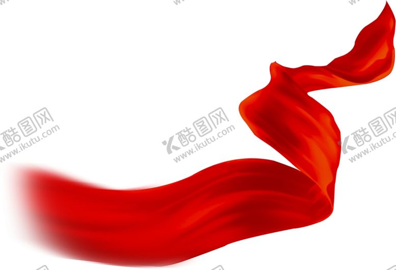 编号：86254705051951289344【酷图网】源文件下载-红色飘带图片