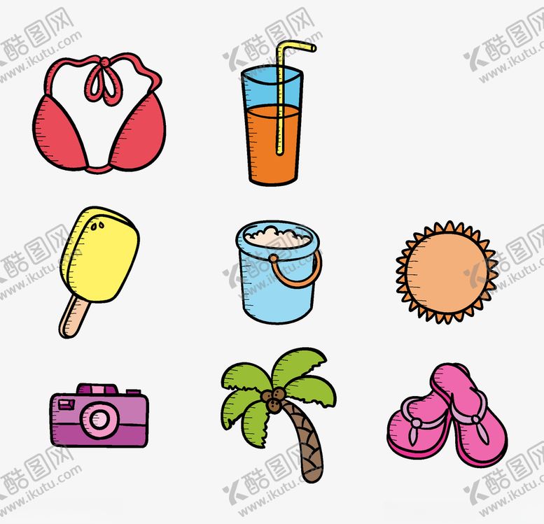 编号：35620109231451168058【酷图网】源文件下载-夏日元素