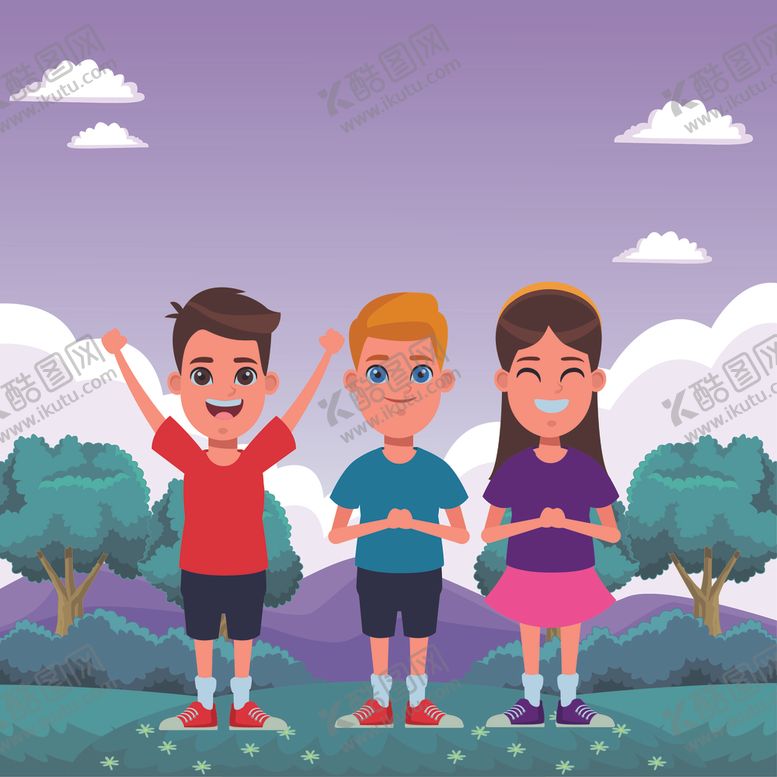 编号：44223309240450006899【酷图网】源文件下载-矢量人物素材