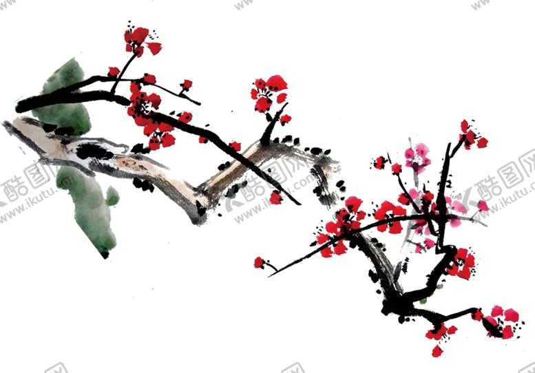 编号：21457706260151165556【酷图网】源文件下载-中国风水墨梅