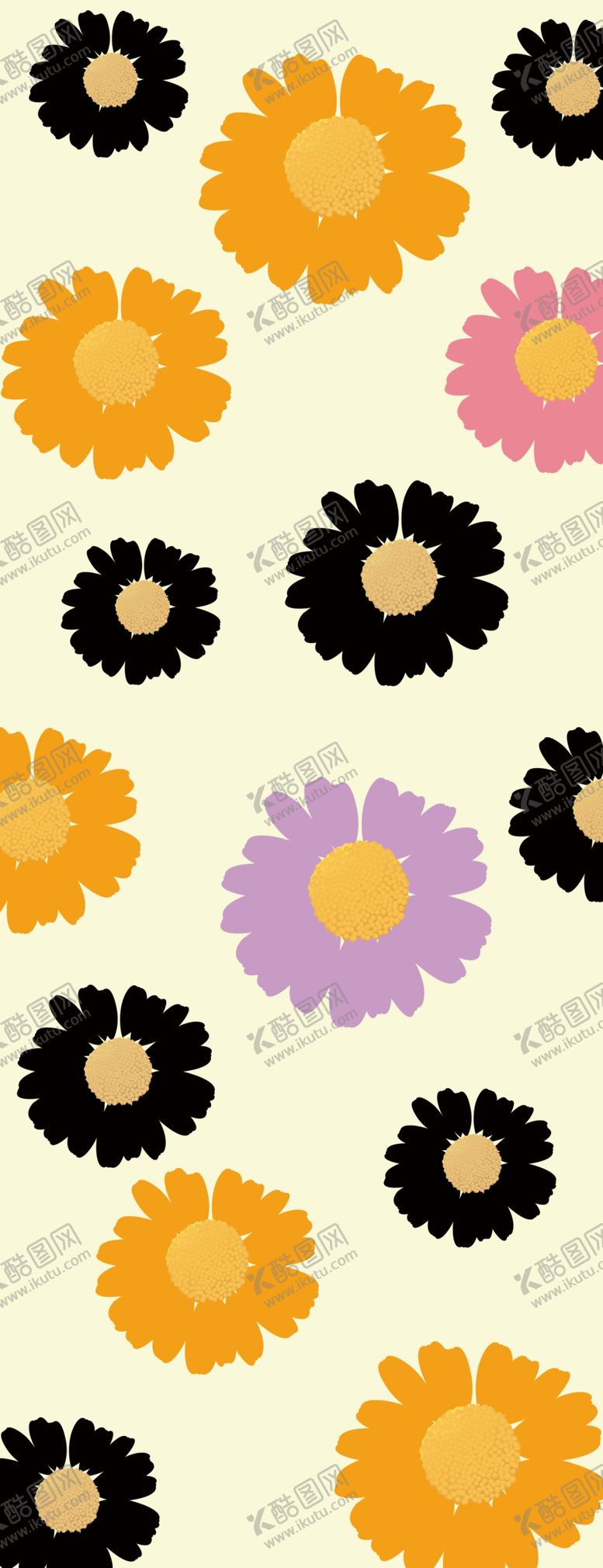 编号：62316209180152263192【酷图网】源文件下载-矢量小花壁纸