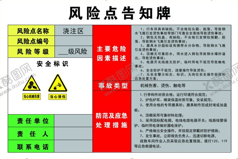 编号：69788205090908274508【酷图网】源文件下载-风险点告知