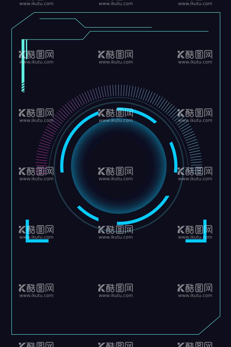 编号：92150410120215223461【酷图网】源文件下载-科技元素背景