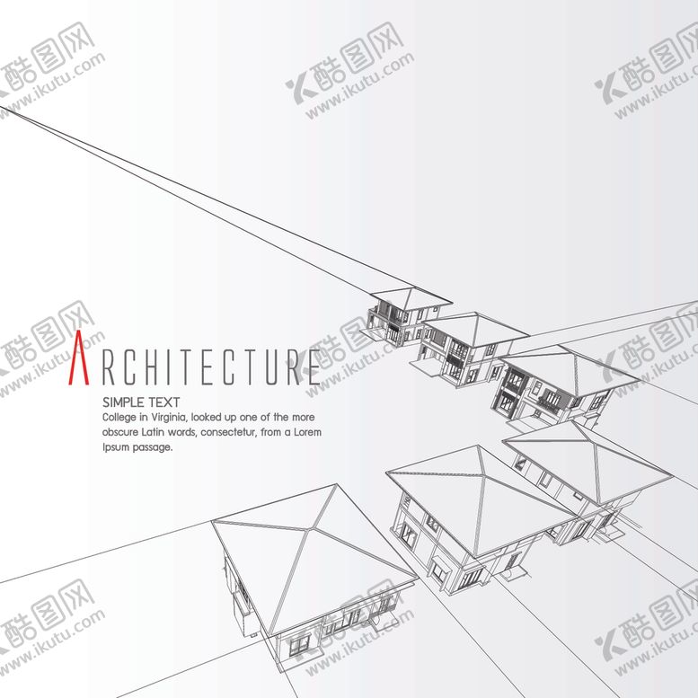 编号：75634607041704361752【酷图网】源文件下载-建筑线稿背景设计