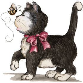 手绘猫咪