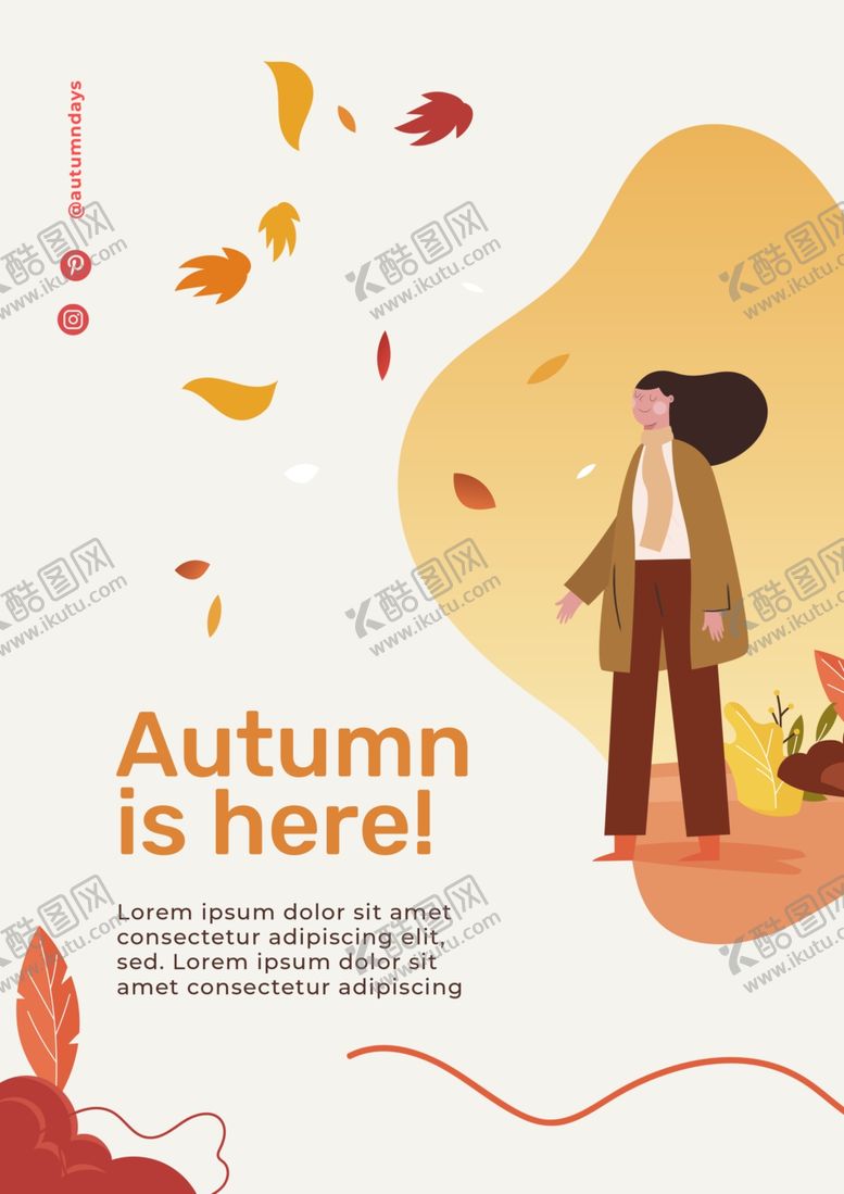 编号：75222510110848069601【酷图网】源文件下载-秋季海报