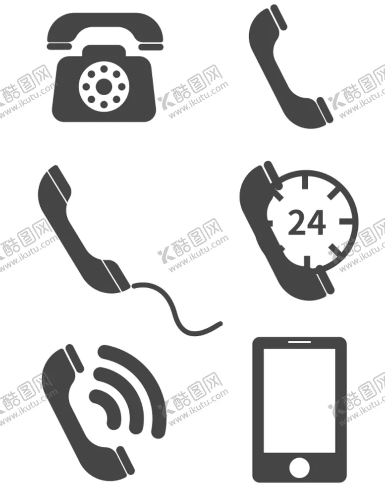 编号：48427802022252223733【酷图网】源文件下载-电话图标