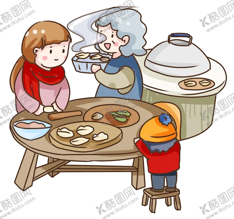 编号：58575504082228244126【酷图网】源文件下载-包饺子