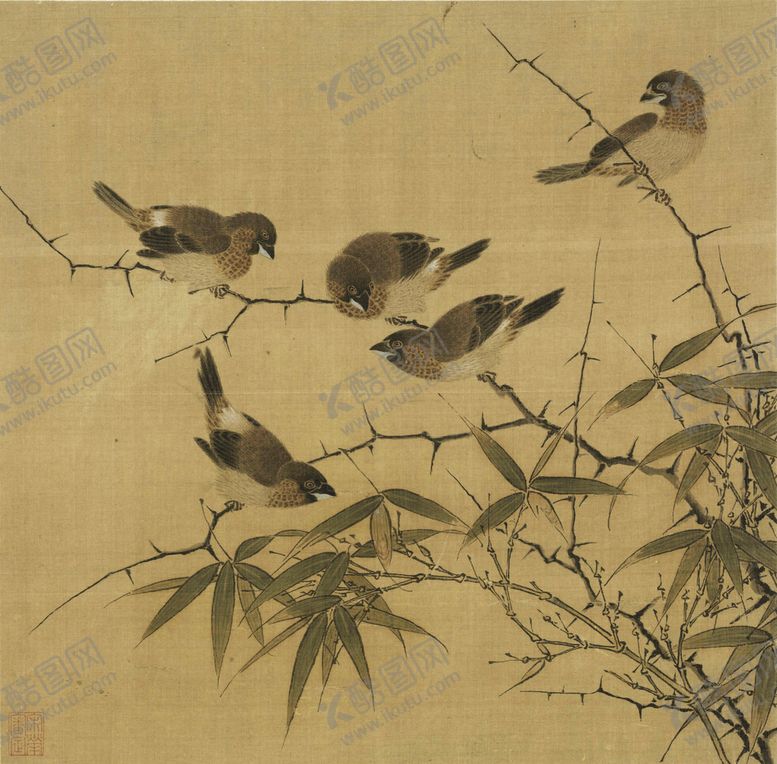 编号：96205109220546461350【酷图网】源文件下载-花鸟图  