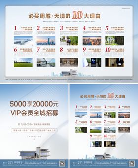 地产必买10大理由广告展板