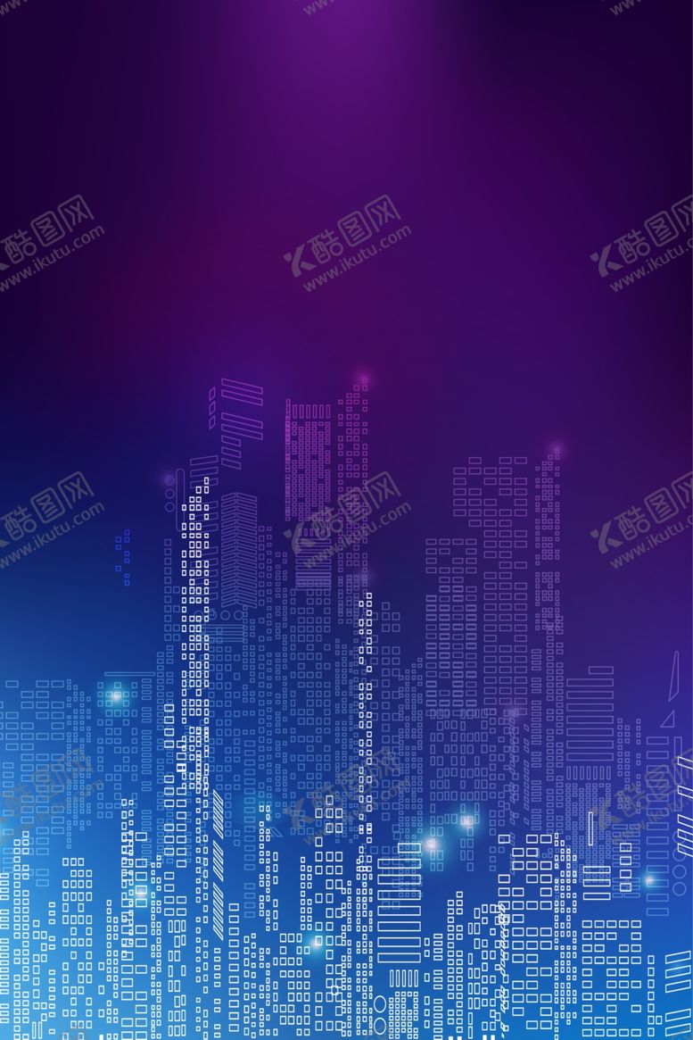 编号：66670010190559441073【酷图网】源文件下载-数据信息电子科技企业渐变背景