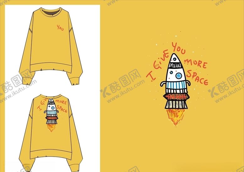 编号：65789810260901132857【酷图网】源文件下载-女装卫衣图案设计