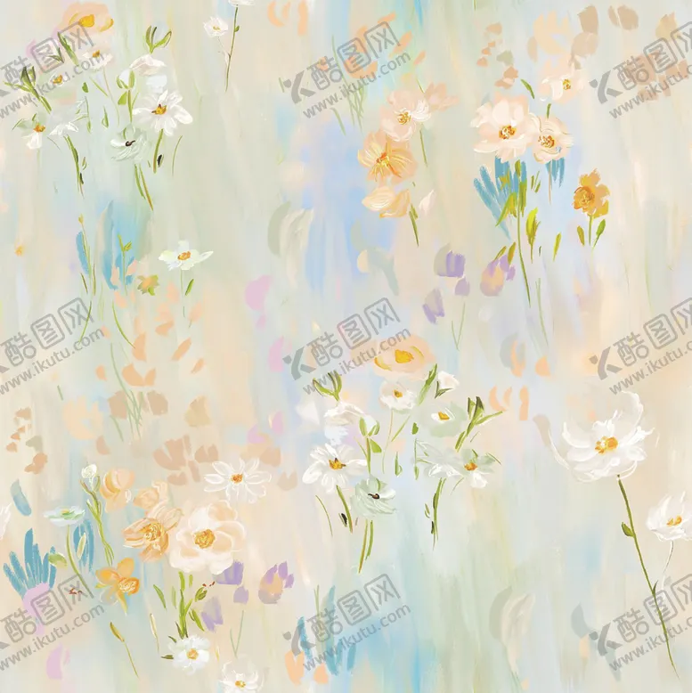 编号：40277102080430449586【酷图网】源文件下载-水彩花