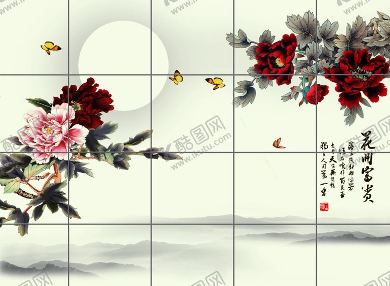 编号：59193710060202335282【酷图网】源文件下载-装饰画背景墙