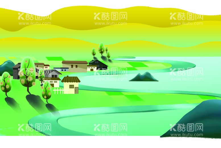 编号：27094610051355341705【酷图网】源文件下载-插画风景