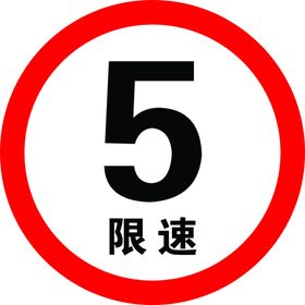 限速5km