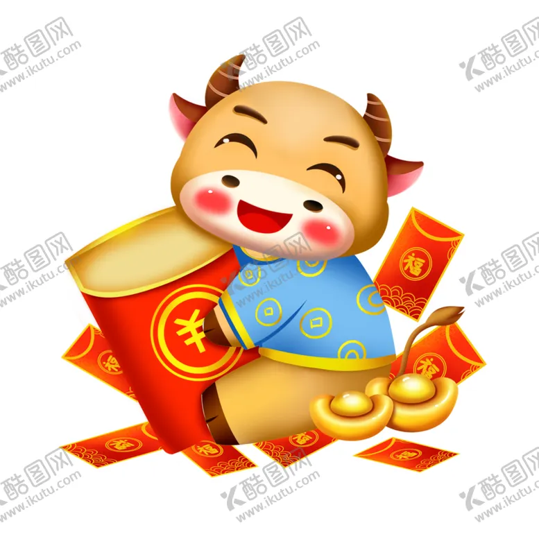 编号：23413804251330241966【酷图网】源文件下载-牛年形象