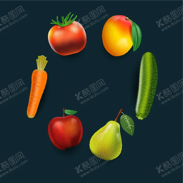 编号：77743912071358271400【酷图网】源文件下载-蔬菜水果
