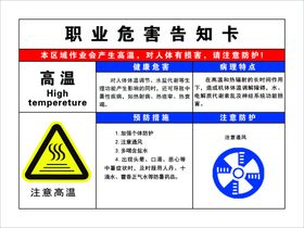 注意高温