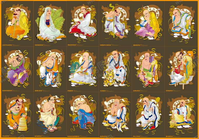 编号：40071609220230223915【酷图网】源文件下载-多样神话人物插画集合