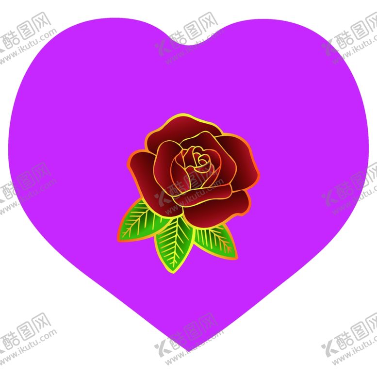 编号：77848107040643504763【酷图网】源文件下载-金边玫瑰花心形盒子ps分层