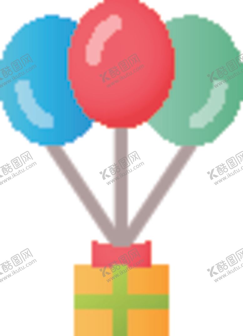 编号：98018605160154186776【酷图网】源文件下载-气球礼物