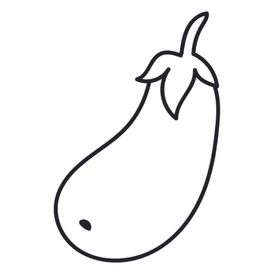 黑白手绘素材线描画工笔画画蔬菜