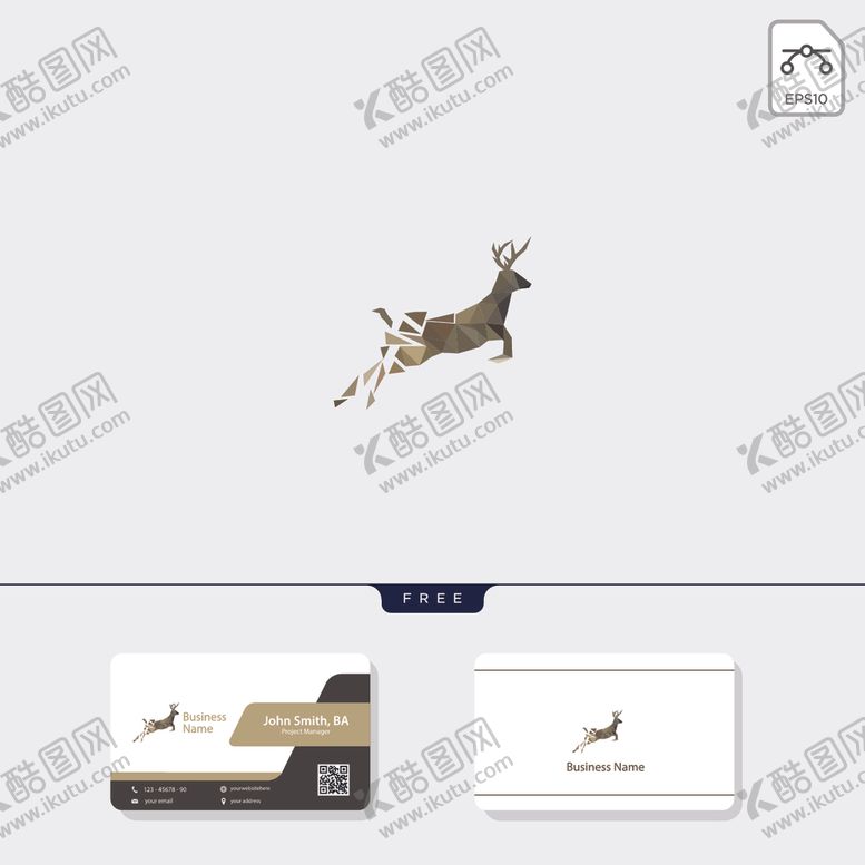 编号：52027806260906346389【酷图网】源文件下载-鹿头标志