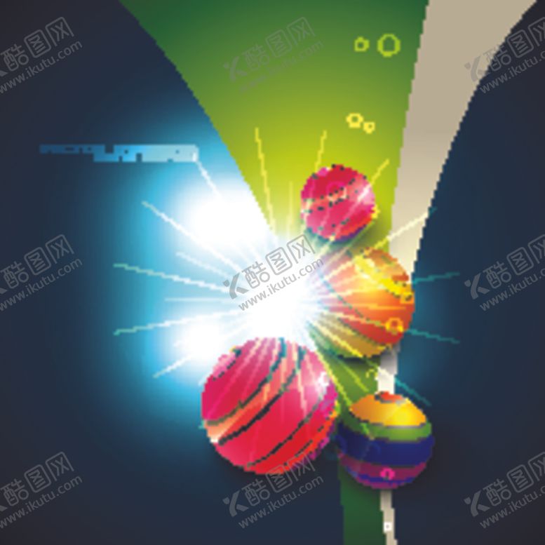 编号：14784107130218242940【酷图网】源文件下载-3d动感几何体梦幻背景