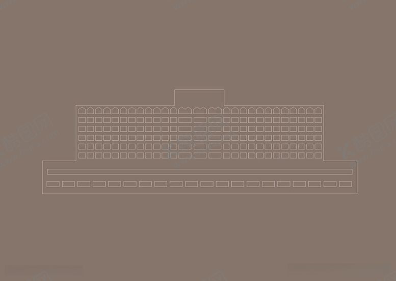 编号：93912412101551386878【酷图网】源文件下载-学校轮廓
