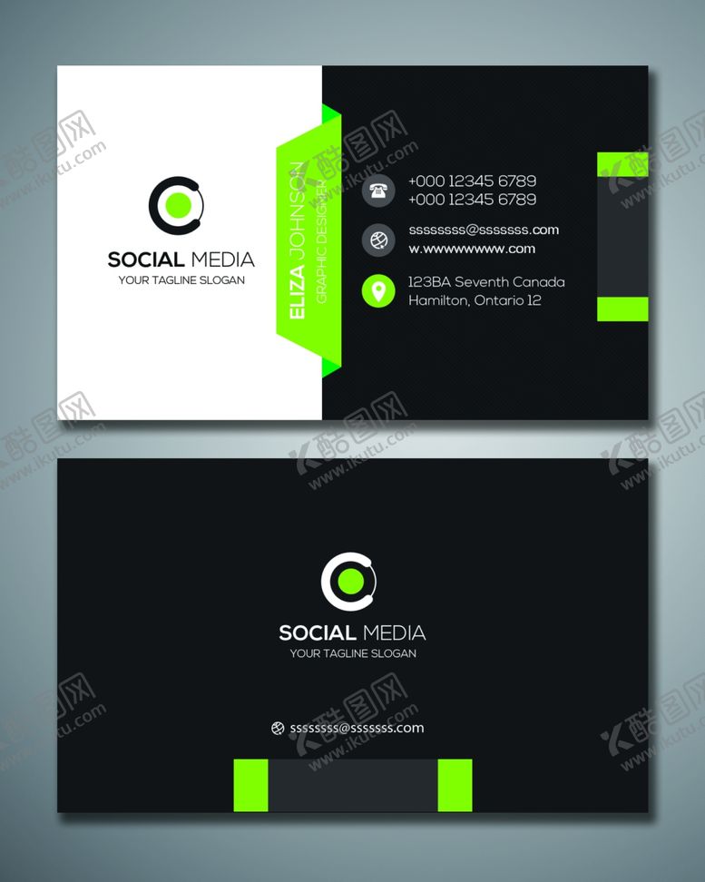 编号：29545609200011319665【酷图网】源文件下载-商务名片